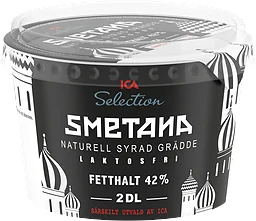 Smetana Laktosfri 42%