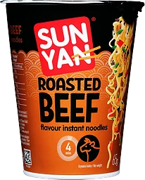Nudlar i kopp Roasted beef
