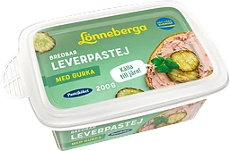 Leverpastej med Gurka Bredbar