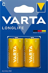 Batteri Longlife C 2-p