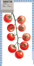 Servett 20cm Tomat 15-p