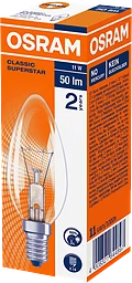 Kronlampa 50lm E14 11w Klar Classic Superst