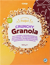 Granola Crunchy Salt karamell & mjölkchoklad