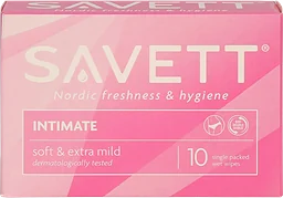 Våtservetter Intim Soft & extra mild 10-p