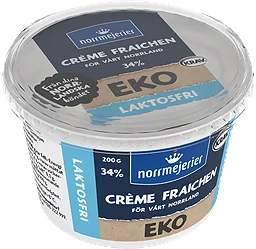 Laktosfri Creme Fraiche 34 % Eko