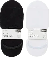 Invisiblesocka Boda 1p vit/sv
