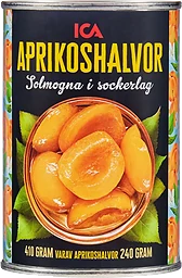 Aprikoshalvor 410g