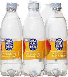 Kolsyrat vatten Apelsin & mango 6-pack