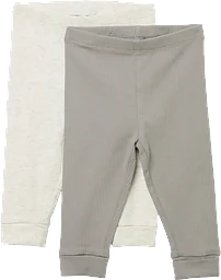 Babyleggings beige strl 50