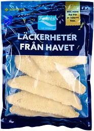 Rödspättafilé Panerad Fryst