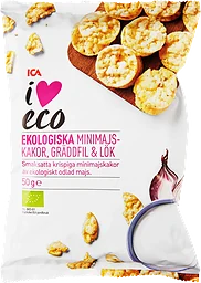 Minimajskakor Gräddfil & Lök Ekologisk