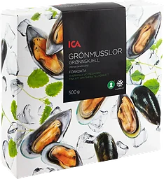 Grönmusslor Fryst