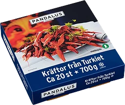 Kräftor Fryst 20-p