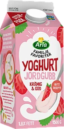 Yoghurt Familjefavoriter Jordgubb 1,8%