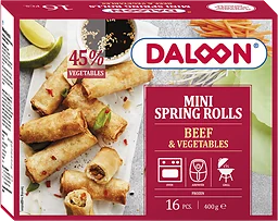 Minivårrullar Beef Vegetables Frysta/ 16-pack