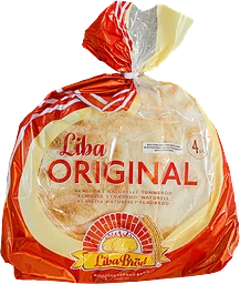 Liba Original Tunnbröd Vitt 4-pack