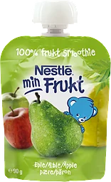 Fruktsmoothie Äpple Päron Från 6 Månader