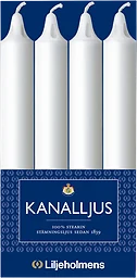 Kanalljus Vit 4-p