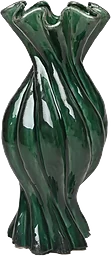 Vas Karamell grön 25cm x12
