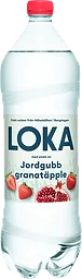 Jordgubb Granatäpple Kolsyrat Vatten Pet