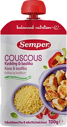 Couscous Kyckling & Basilika Från 6 Månader