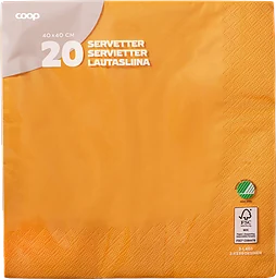 Servetter Orange 20-pack