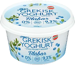 Yoghurt Äkta Grekisk Blåbär 0%