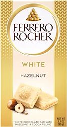 Hazelnut White Chocolate Tablet