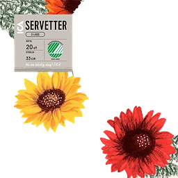Servett 33cm Sun 20-p
