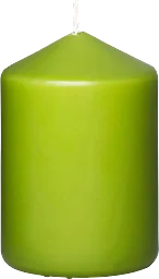 Blockljus Grön 10cm