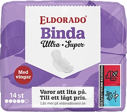 Ultra Super med Vingar Bindor