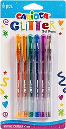 Glittergelpennor 6-p