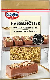 Hasselnötter Hackade