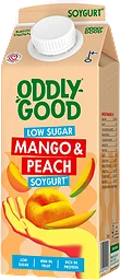 Sojamellamål Sojagurt Mango & Peach lättsockrad 1,8% ®
