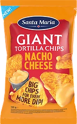 Giant tortilla chips nacho cheese