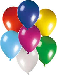 Ballonger Blandade färger 50-p