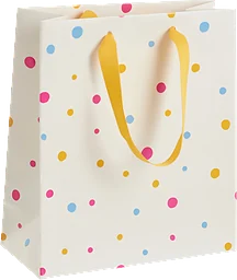 Presentpåse Konfetti 19x22 cm
