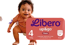 Byxblöjor Up & go 4 7-10 kg
