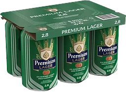 Öl ljus lager 2.8% 33cl 6-pack 2.8%