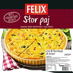 Ost & Skinkpaj Fryst/ 6 Bitar
