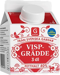 Vispgrädde 40%