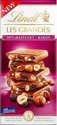 Chokladkaka LES GRANDES Hasselnöt & Russin