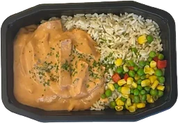 Korvstroganoff med ris