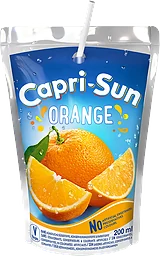 Orange Fruktdryck Påse