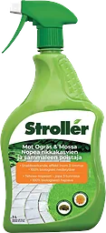 mot ogräs och mossa
