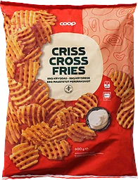 Pommes frites kryddade & räfflade