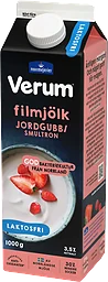 Laktosfri Filmjölk Jordgubb & smultron 3,5%
