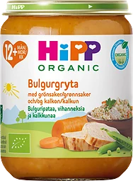 Barnmat Bulgur med grönsaker & kalkon 12+ Mån