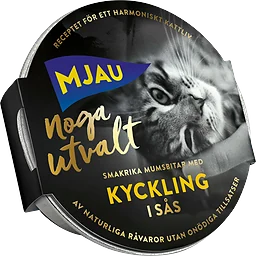Kattmat Kyckling i sås Våt
