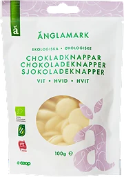 Chokladknappar Vita Eko